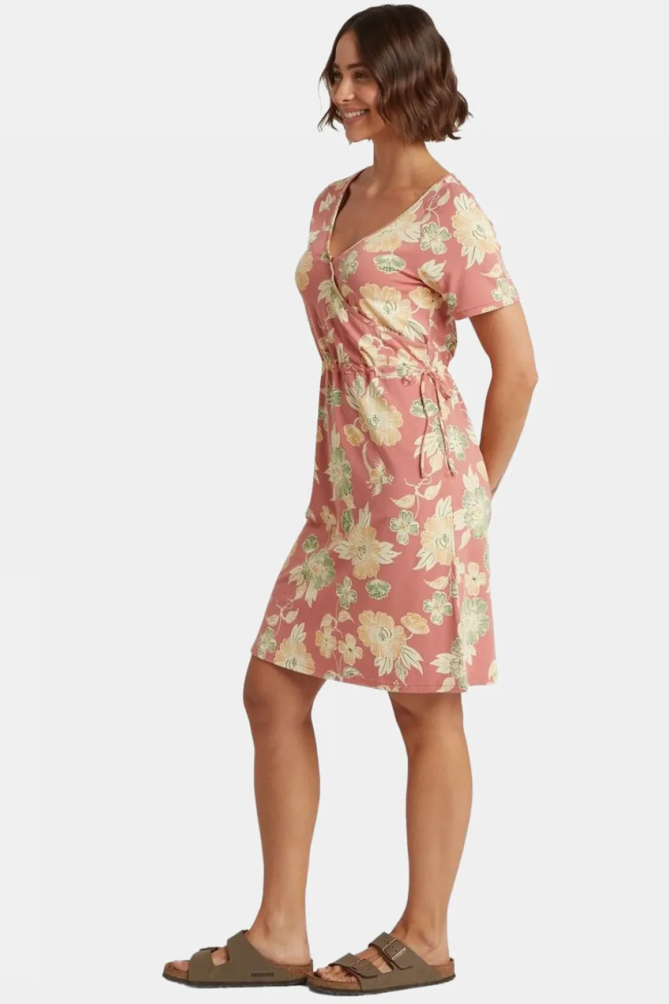 Robe Neha Faux Wrap Dress