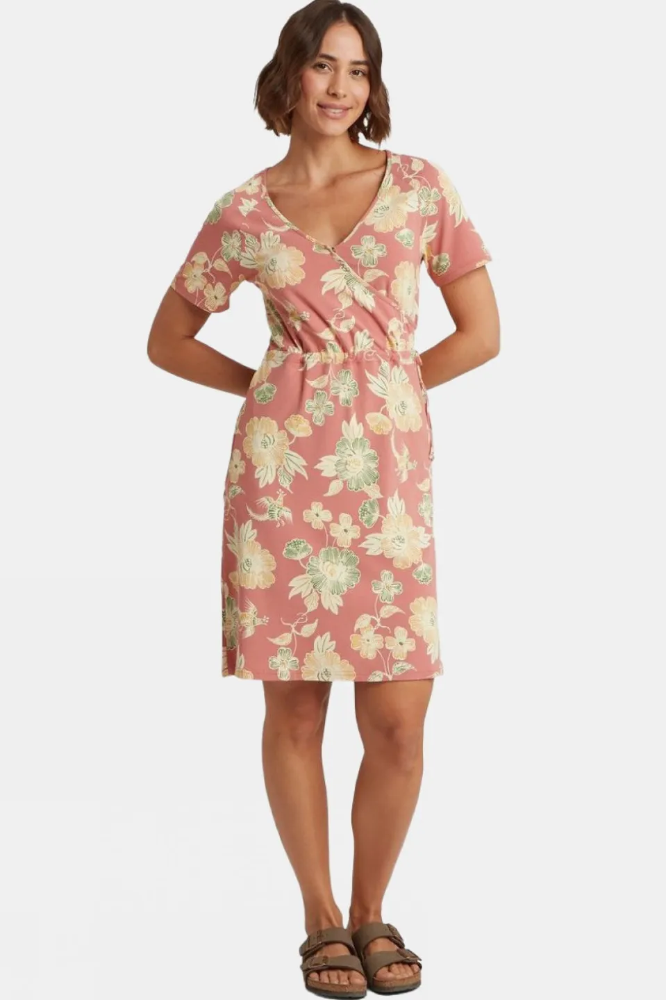 Robe Neha Faux Wrap Dress