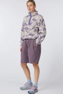 Short Two Tuck Wide Half Pants