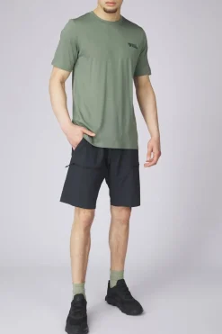 T-Shirt Abisko Wool Logo Ss M