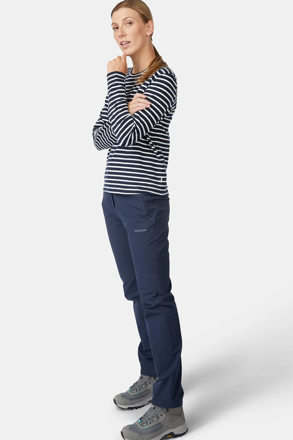 T-Shirt Aira Midweight Striped T-Shirt Ls W