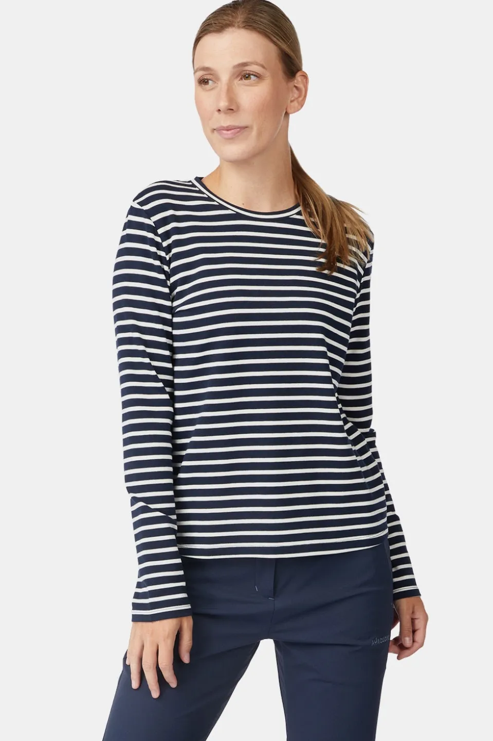 T-Shirt Aira Midweight Striped T-Shirt Ls W