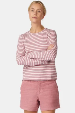 T-Shirt Aira Midweight Striped T-Shirt Ls W