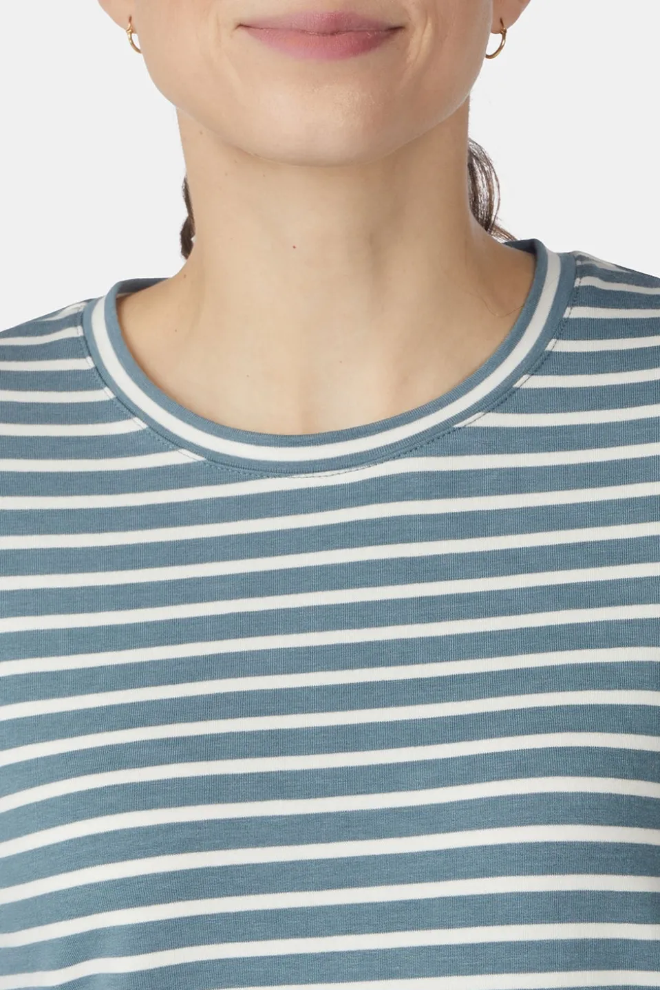T-Shirt Aira Midweight Striped T-Shirt Ls W