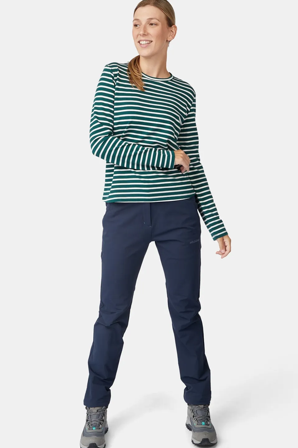 T-Shirt Aira Midweight Striped T-Shirt Ls W