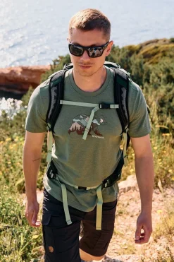 T-Shirt Bear View Short Sleeve Graphic Tee