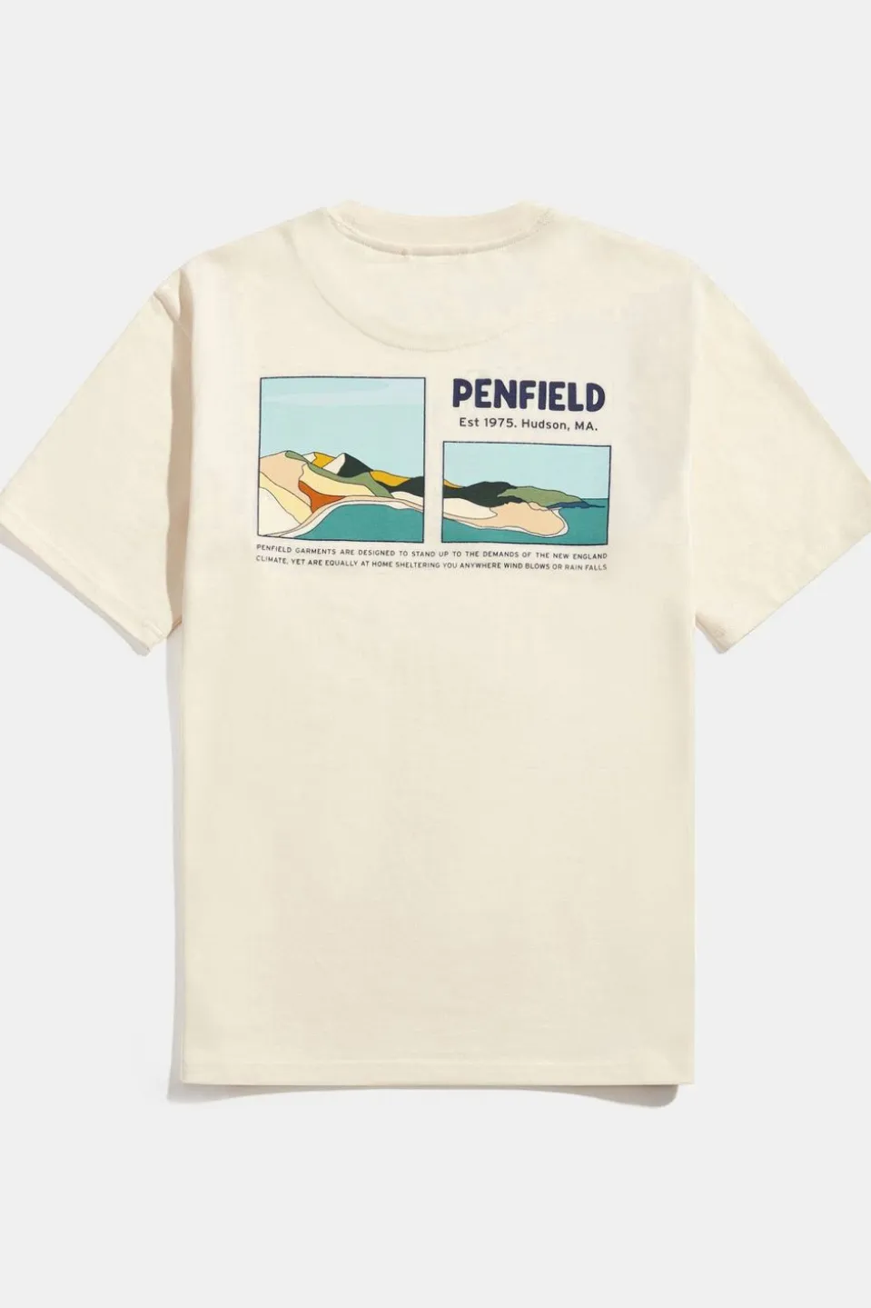 T-Shirt Block Landscape Graphic S/S T-Shirt