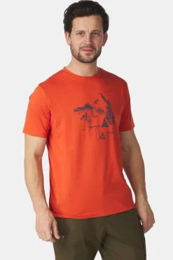 T-Shirt Campsite Sketch M