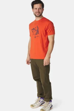 T-Shirt Campsite Sketch M