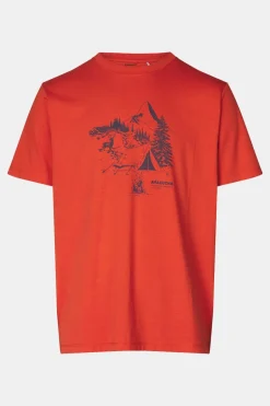 T-Shirt Campsite Sketch M