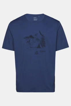 T-Shirt Campsite Sketch T-Shirt M