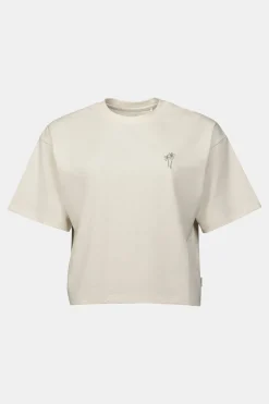 T-Shirt Cropped Mini Embroidery Tee W