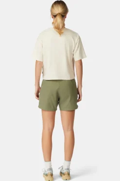 T-Shirt Cropped Mini Embroidery Tee W