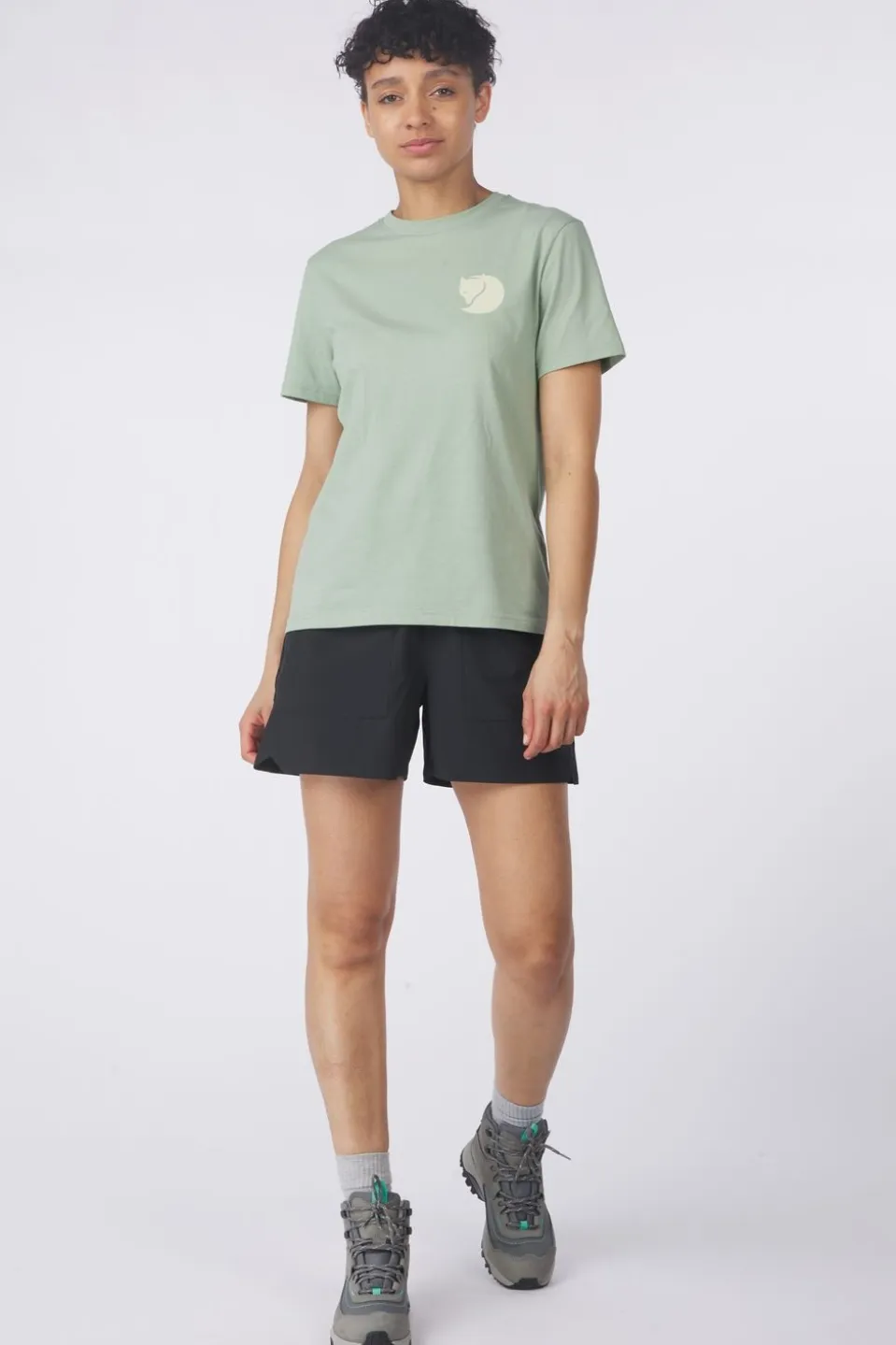 T-Shirt Fox Boxy Logo Tee W