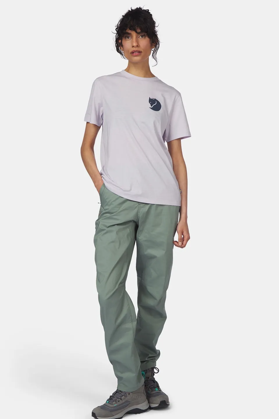 T-Shirt Fox Boxy Logo Tee W