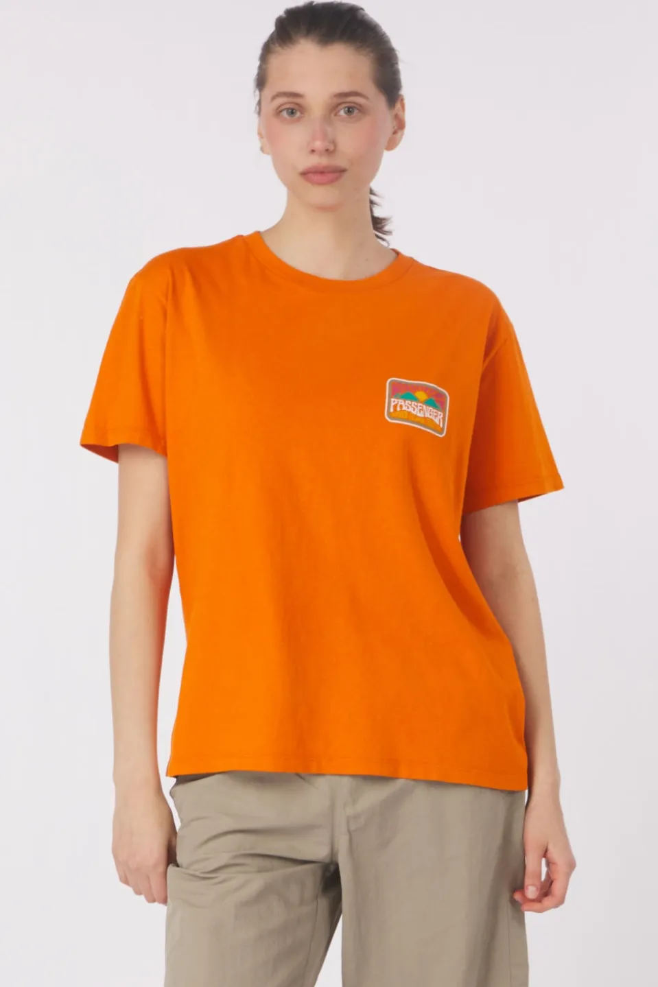 T-Shirt Golden Hour Recycled Cotton Oversized T-Shirt