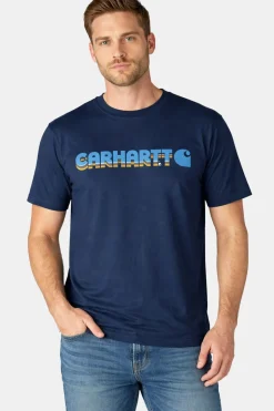 T-Shirt Irvine Relaxed Layered Logo T-Shirt
