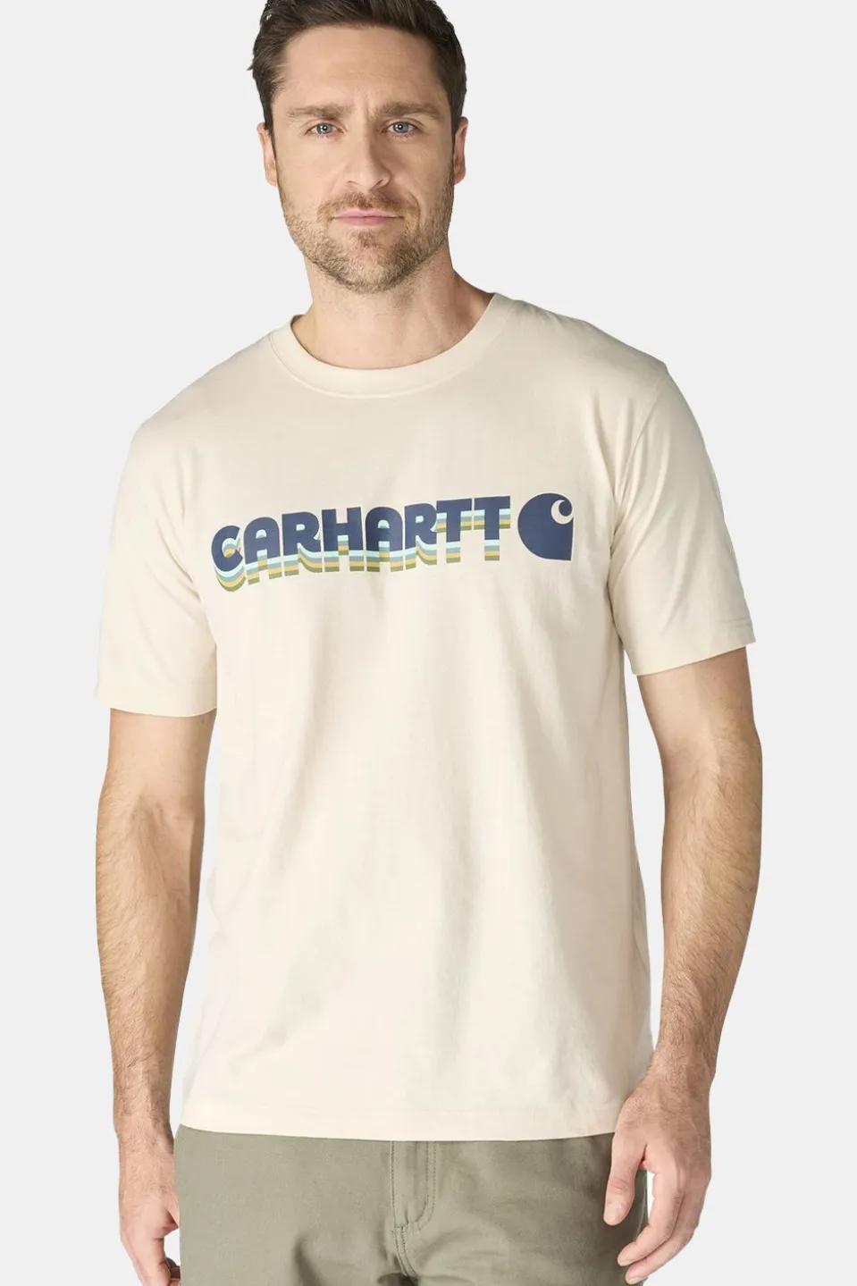 T-Shirt Irvine Relaxed Layered Logo T-Shirt