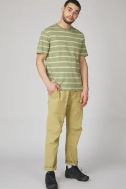 T-Shirt Journey Striped Organic Ss M