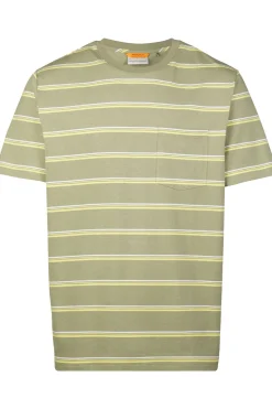 T-Shirt Journey Striped Organic Ss M