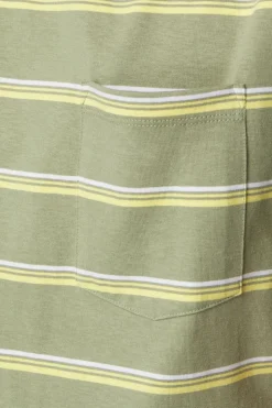 T-Shirt Journey Striped Organic Ss M