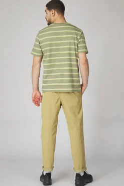 T-Shirt Journey Striped Organic Ss M