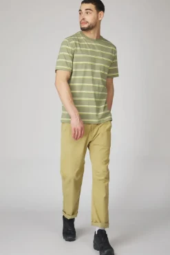 T-Shirt Journey Striped Organic Ss M