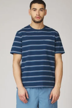 T-Shirt Journey Striped Organic Ss M
