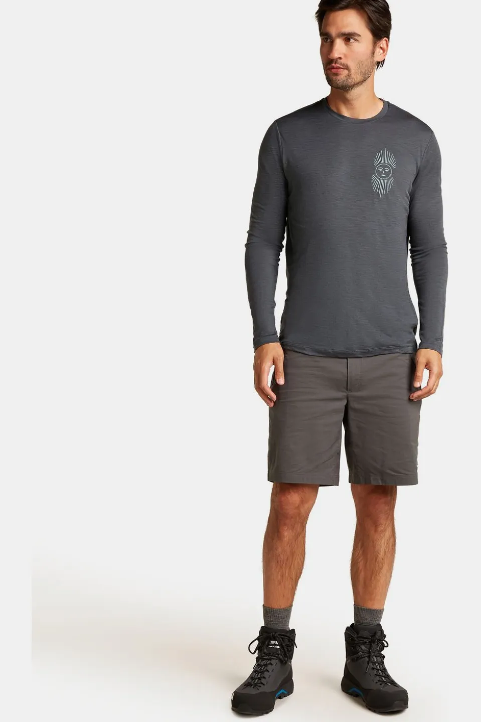 T-Shirt M Mer 150 Tech Lite Ls Tee Ib Solar