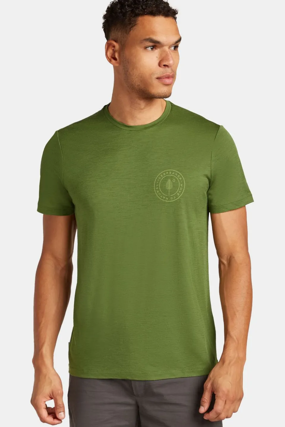 T-Shirt M Mer 150 Tech Lite Ss Tee Hike Naturall