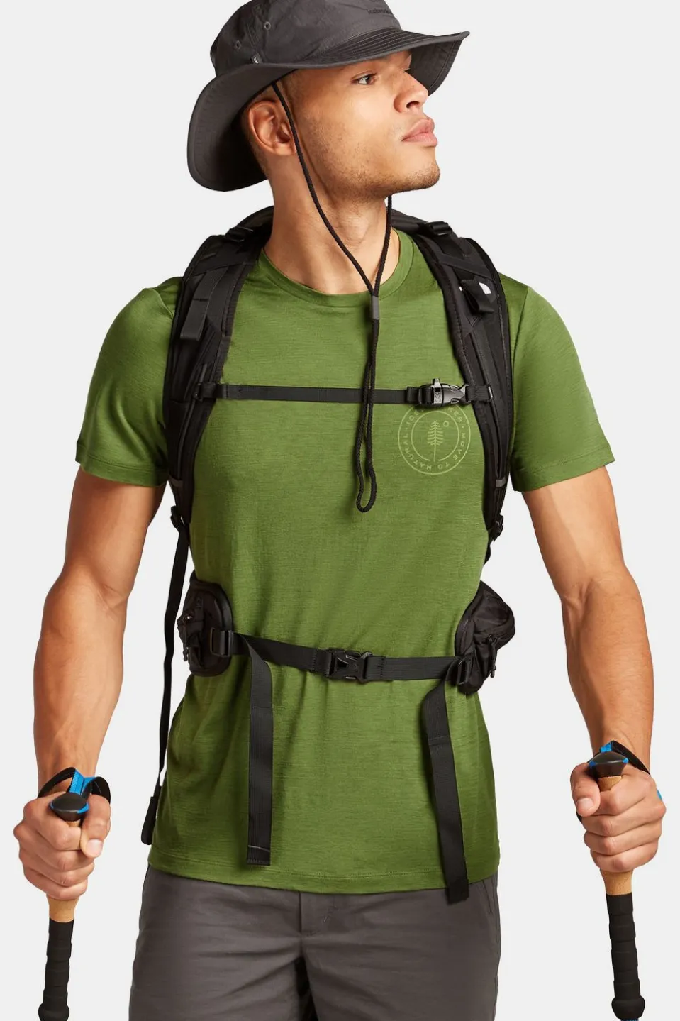 T-Shirt M Mer 150 Tech Lite Ss Tee Hike Naturall