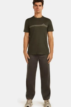 T-Shirt M Mer 150 Tech Lite Ss Tee Range Stripes