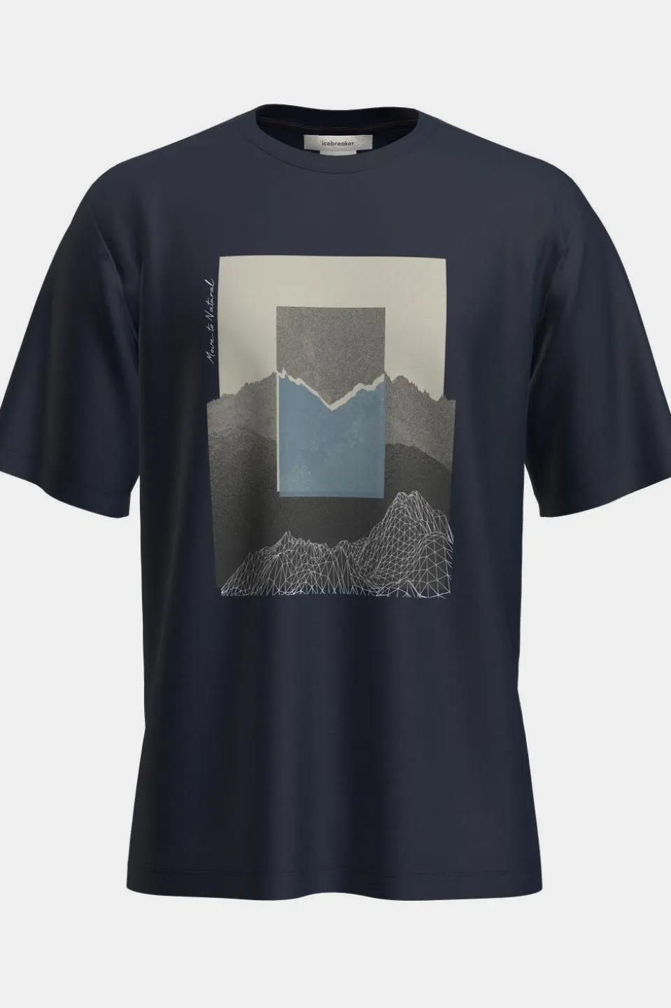 T-Shirt M Mer 150 Tech Lite Ss Relax Tee Mtn Shi