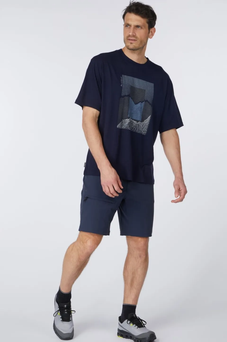T-Shirt M Mer 150 Tech Lite Ss Relax Tee Mtn Shi