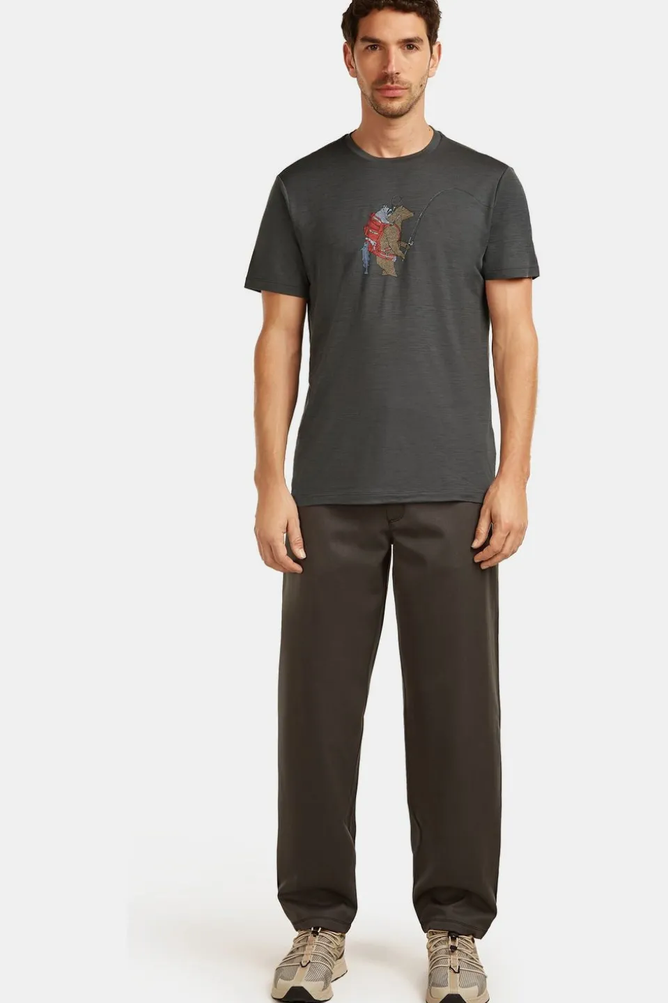 T-Shirt M Mer 150 Tech Lite Ss Tee Bear Catch