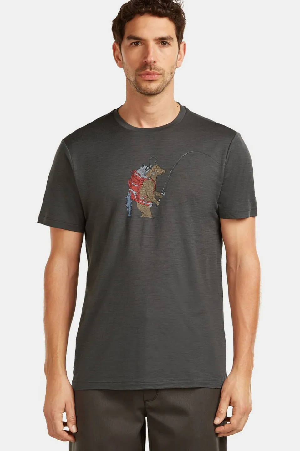 T-Shirt M Mer 150 Tech Lite Ss Tee Bear Catch