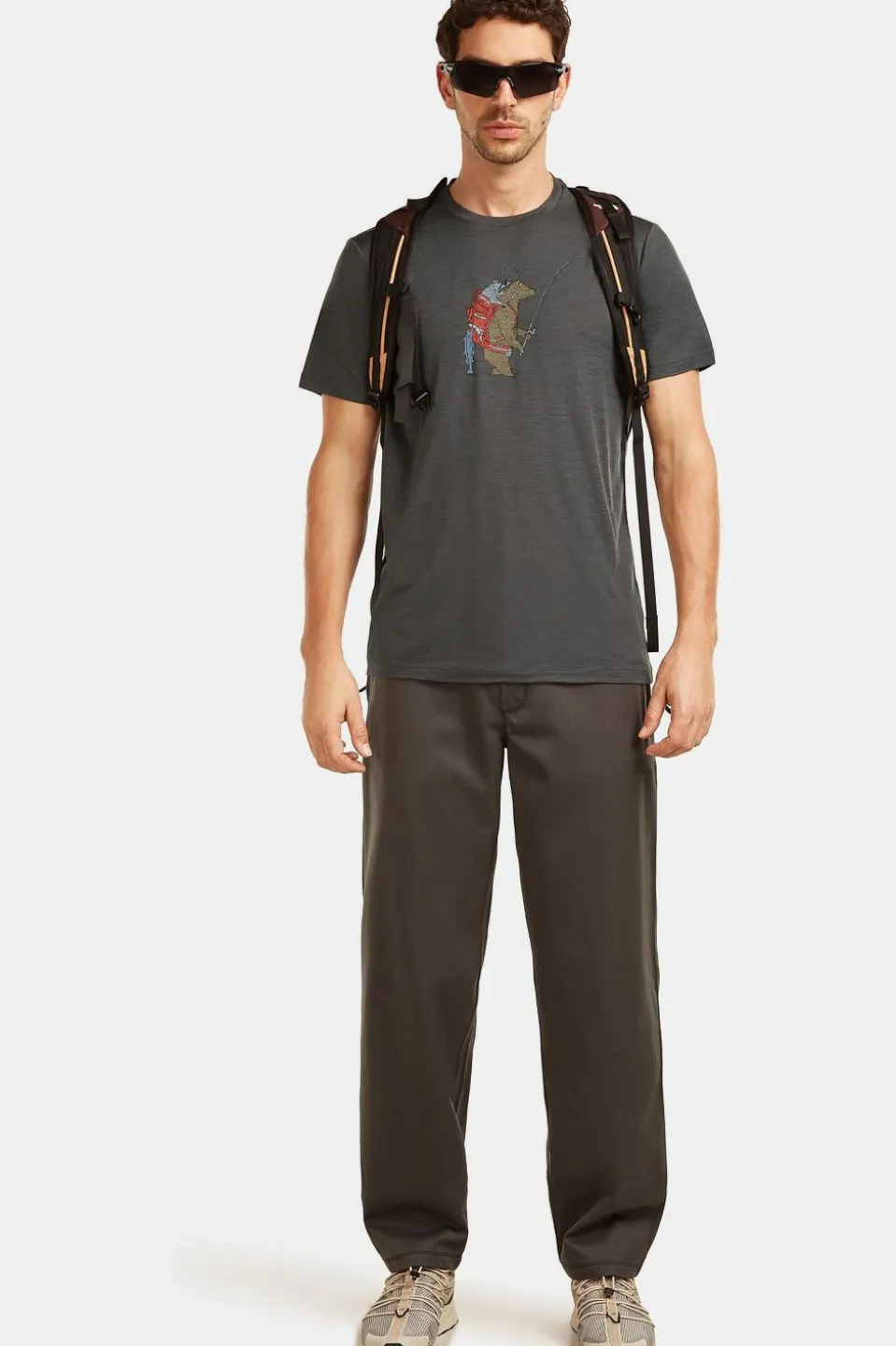T-Shirt M Mer 150 Tech Lite Ss Tee Bear Catch