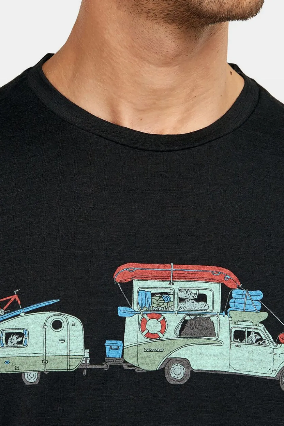 T-Shirt M Mer 150 Tech Lite Ss Tee Transportage
