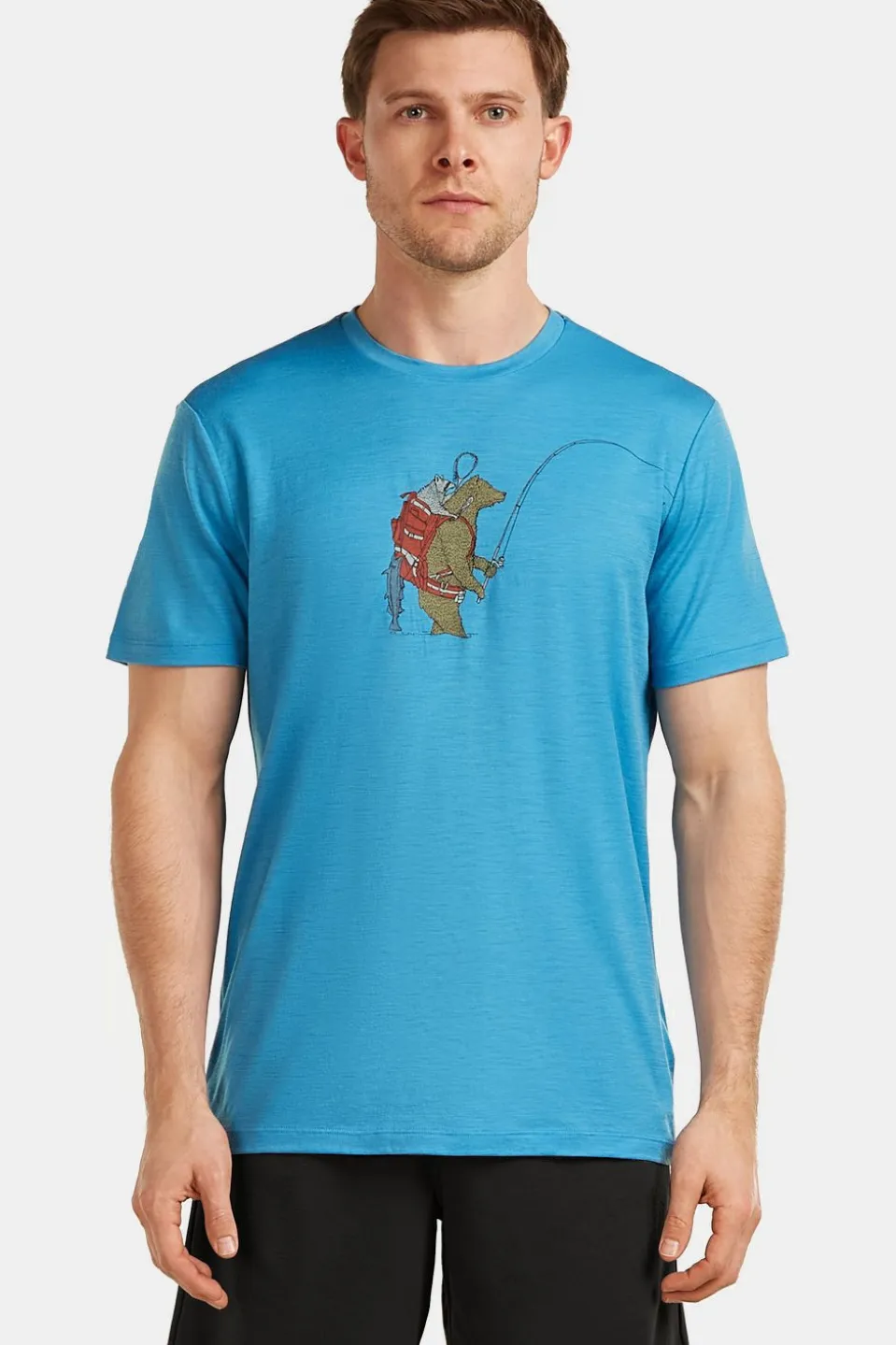 T-Shirt M Mer 150 Tech Lite Ss Tee Bear Catch