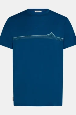 T-Shirt M Mer 150 Tech Lite Ss Tee Range Stripes