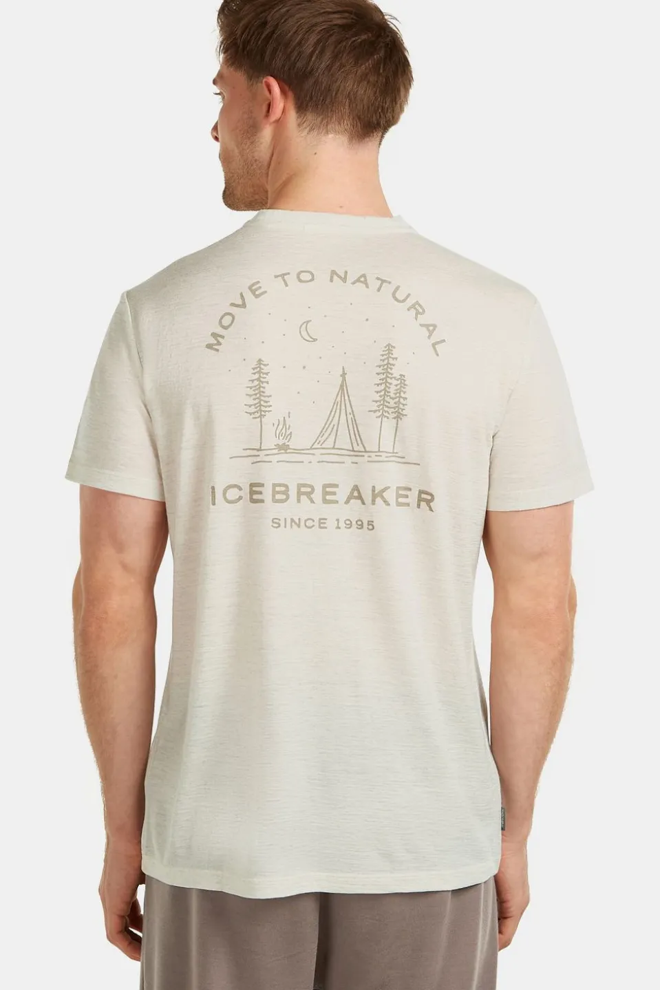 T-Shirt M Mer 150 Tech Lite Ss Tee Peaceful Pass