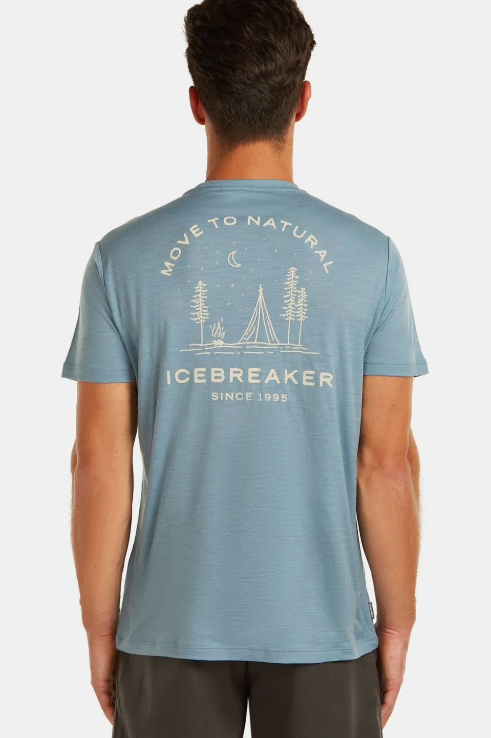 T-Shirt M Mer 150 Tech Lite Ss Tee Peaceful Pass