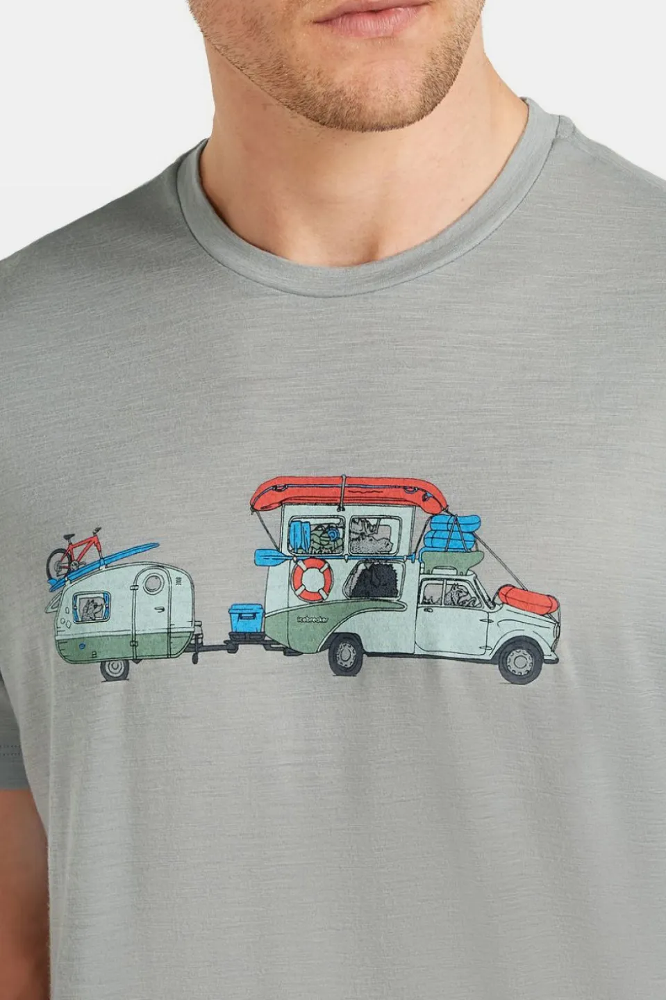 T-Shirt M Mer 150 Tech Lite Ss Tee Transportage