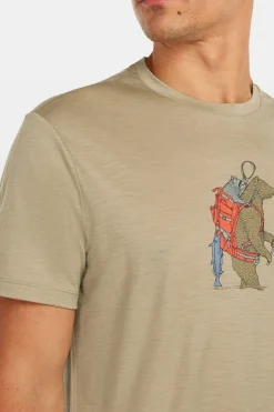 T-Shirt M Mer 150 Tech Lite Ss Tee Bear Catch