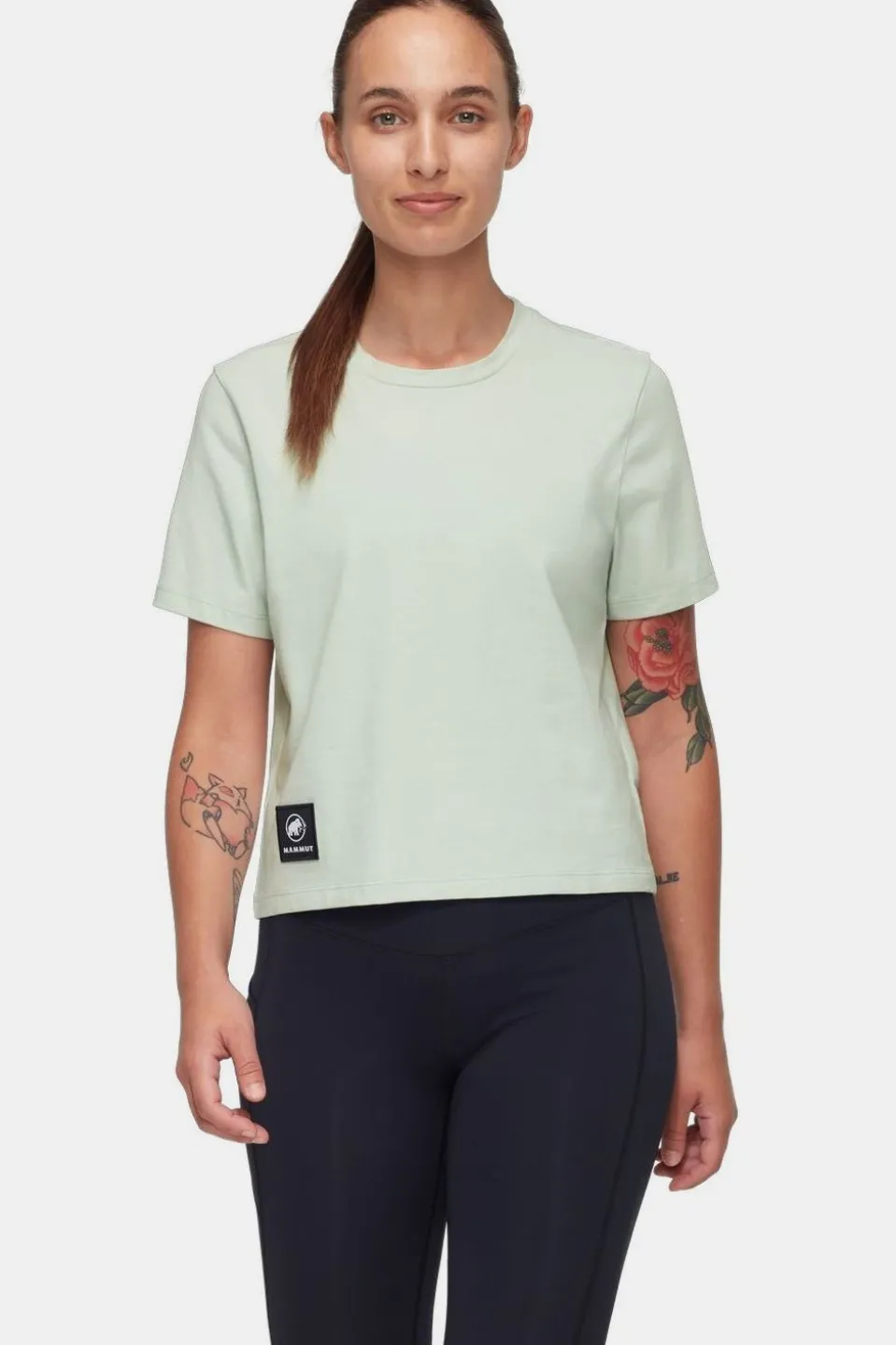 T-Shirt Massone T-Shirt Cropped Women Patch