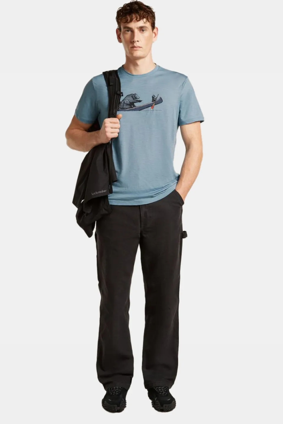 T-Shirt Men Merino 150 Tech Lite Ss Tee Canoe Companions