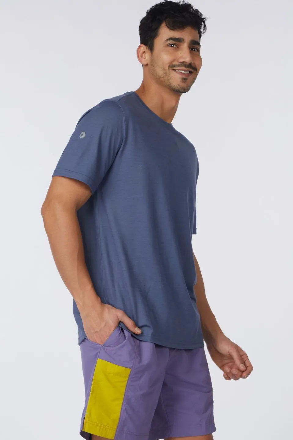 T-Shirt Men'S Active Short Sleeve