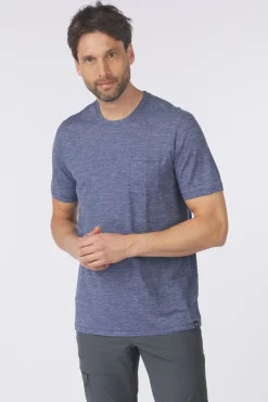 T-Shirt Men'S Merino Hemp Blend Short Sleeve Poc