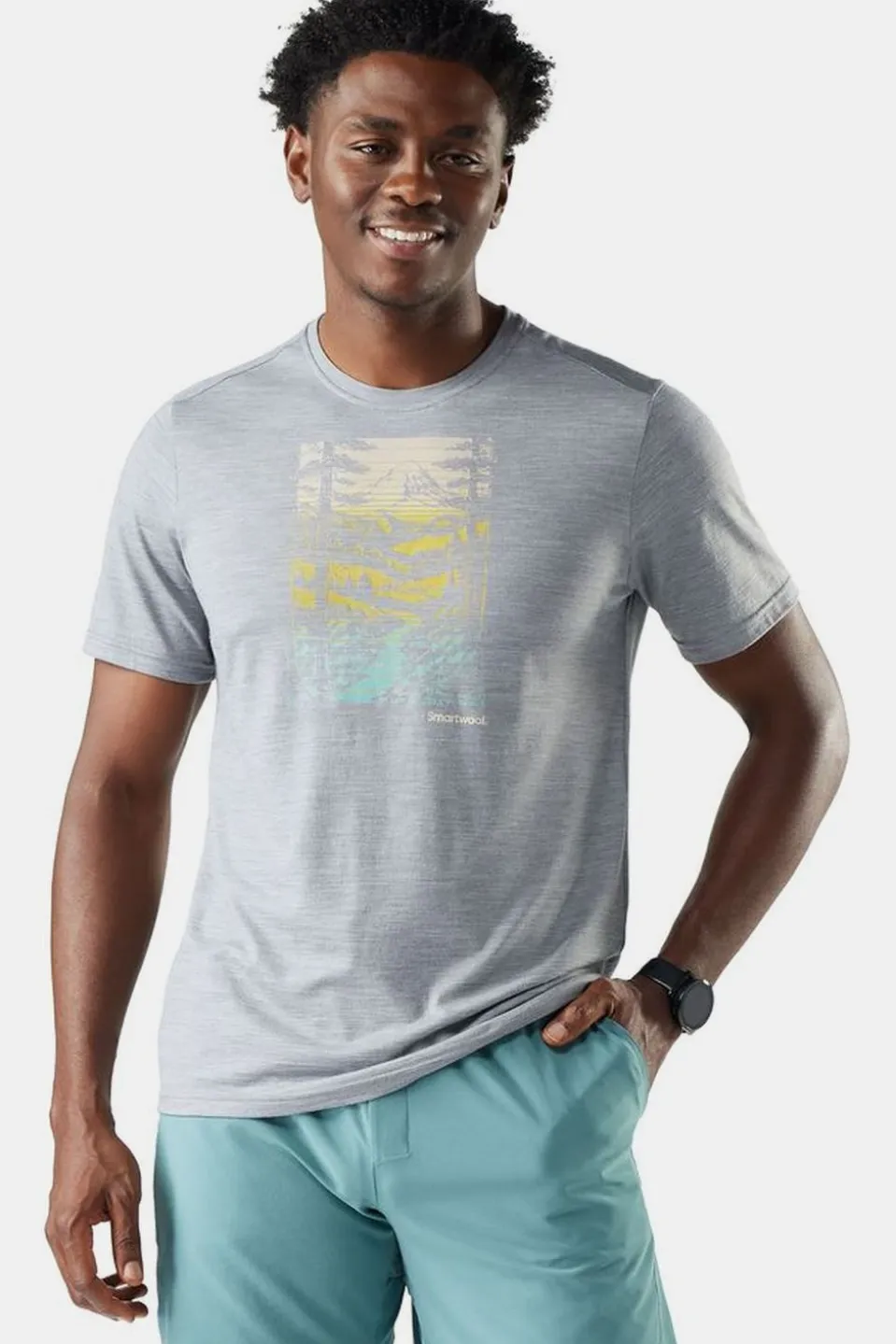 T-Shirt Men'S Winding Trail Active Short Sleeve