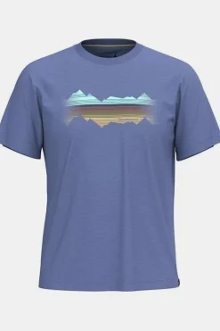 T-Shirt Mountain Horizon Short Sleeve Graphic Te